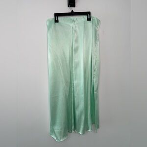 HM Mint Green Satin Skirt